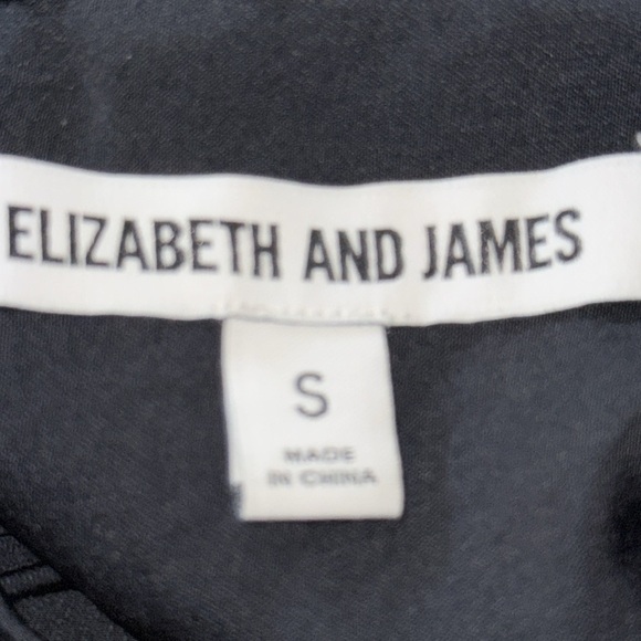 Elizabeth & James Navy Blue Pleated Midi Dress - Picture 10 of 11